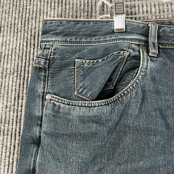 Tommy Bahama Jeans Mens 42x30 Cayman Relaxed Island Fit Dark Blue Denim - Picture 9 of 16